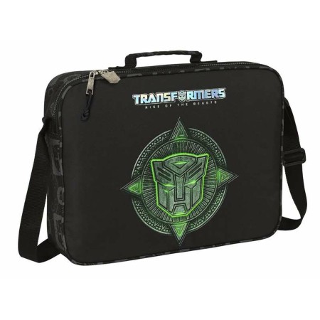 Cartable d'école Transformers Noir 38 x 28 x 6 cm