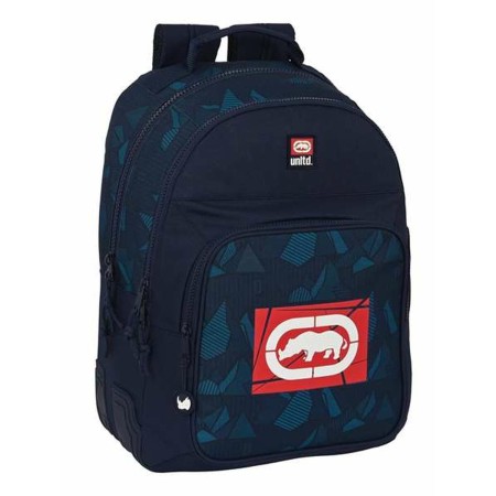 Cartable Eckō Unltd. Peaks Blue marine 32 x 42 x 15 cm Double