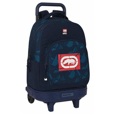 Cartable à roulettes Eckō Unltd. Peaks Blue marine 33 x 45 x 22 cm