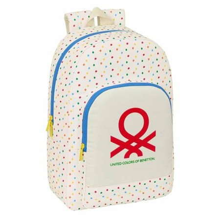 Cartable Benetton Topitos Beige 30 x 46 x 14 cm