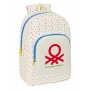 Cartable Benetton Topitos Beige 30 x 46 x 14 cm