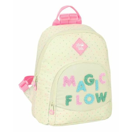 Sac à dos Casual Glowlab Kids Magic Flow Beige 25 x 30 x 13 cm Mini