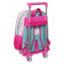 Cartable à roulettes The Bellies Blanc Turquoise Violette 26 x 34 x 11 cm