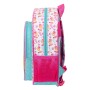 Mochila Escolar The Bellies Blanco Turquesa Morada 26 x 34 x 11 cm