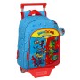 Mochila Escolar con Ruedas SuperThings Rescue Force Azul 27 x 33 x 10 cm