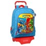 Mochila Escolar con Ruedas SuperThings Rescue Force Azul 32 x 42 x 14 cm