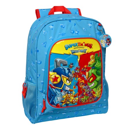Mochila Escolar SuperThings Rescue Force Azul 32 x 42 x 14 cm