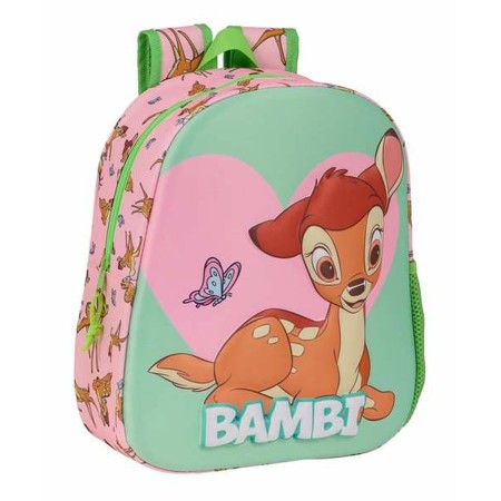 Mochila Escolar 3D Disney Bambi 27 x 33 x 10 cm