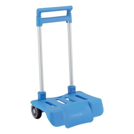 Chariot pour Sac à Dos Pliable Safta Bleu clair 30 x 85 x 23 cm