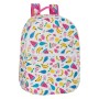 Mochila Escolar Safta Fruits Blanco 29 x 41 x 12 cm