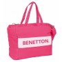 Sac avec poche pour ordinateur portable Benetton Rose Fuchsia 54 x 31 x 17 cm