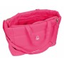 Sac avec poche pour ordinateur portable Benetton Rose Fuchsia 54 x 31 x 17 cm