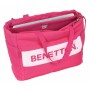 Sac avec poche pour ordinateur portable Benetton Rose Fuchsia 54 x 31 x 17 cm