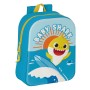 Mochila Escolar 3D Baby Shark Azul 22 x 27 x 10 cm