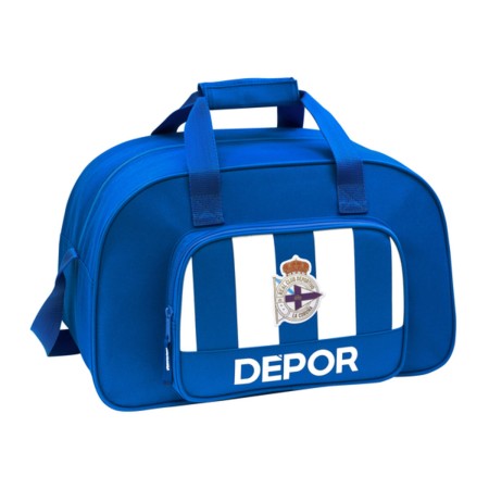 Bolsa de Deporte R. C. Deportivo de La Coruña Azul Blanco 40 x 24 x 23 cm