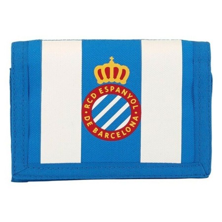 Portefeuille RCD Espanyol Bleu Blanc 12,5 x 9,5 cm