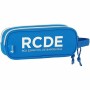 Trousse Fourre-Tout Double RCD Espanyol Bleu Blanc 21 x 8 x 6 cm