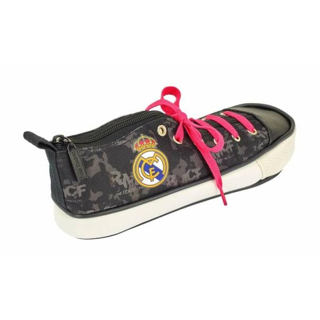 Portatodo Real Madrid C.F. Negro 24 x 8 x 8,5 cm Zapatilla