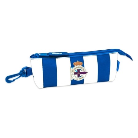 Portatodo R. C. Deportivo de La Coruña Azul Blanco 20 x 8,5 x 5 cm Triangular