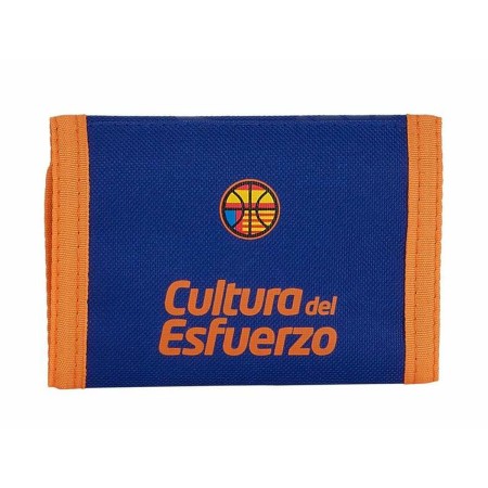 Portefeuille Valencia Basket Bleu Orange 12,5 x 9,5 cm