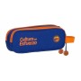 Trousse Fourre-Tout Double Valencia Basket Bleu Orange 21 x 8 x 6 cm