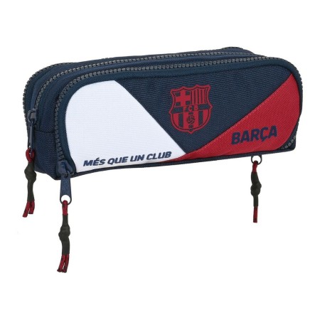 Portatodo Triple F.C. Barcelona Azul Granate 21 x 8 x 8 cm