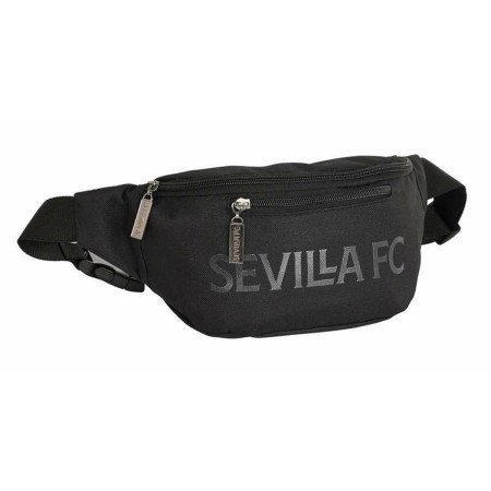 Riñonera Sevilla Fútbol Club Negro 23 x 12 x 9 cm