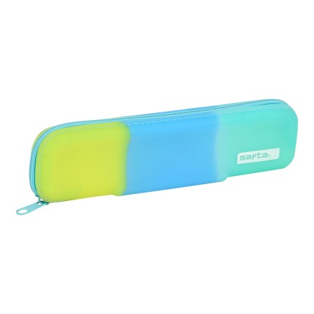 Portatodo Safta Amarillo Azul Verde 20 x 5,5 x 2 cm Tricolor
