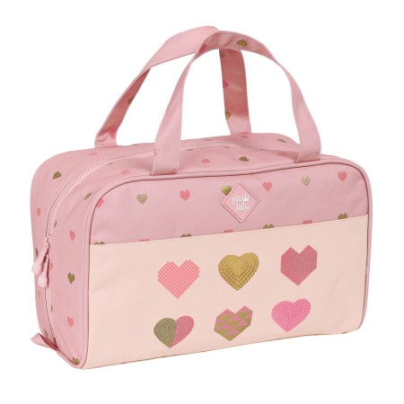 Trousse de Toilette Glow Lab Hearts Rose clair 31 x 14 x 19 cm