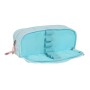 Trousse Fourre-Tout Triple Moos Garden Turquoise 21 x 8 x 8 cm