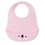 Bavoir Safta Silicone Rose (21 x 2 x 26 cm)