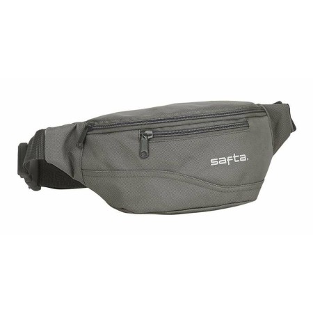 Sac banane Safta Gris 23 x 12 x 9 cm