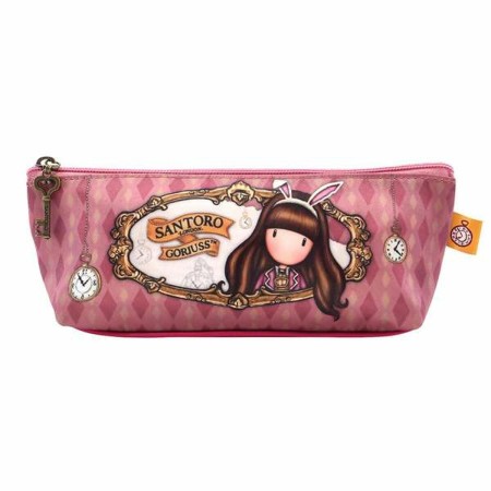 Trousse d'écolier Gorjuss Just one second Saumon 22,3 x 8,8 x 5,7 cm