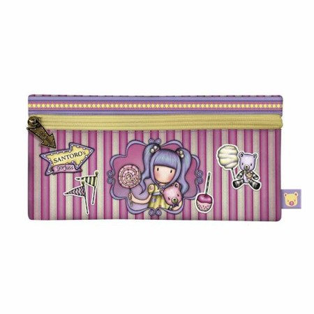 Fourre-tout Gorjuss Fairground First Prize Lila 22 x 11 x 1,5 cm Étroit