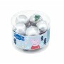 Bola de Navidad Safta Cosy corner Plateado Azul claro 10 Unidades