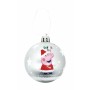 Bola de Navidad Safta Cosy corner Plateado Azul claro 10 Unidades