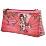 Trousse Fourre-Tout Double Gorjuss Fairground Carousel Saumon 21,5 x 11,5 x 5 cm