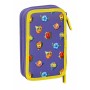 Plumier double SuperThings Guardians Of Kazoom Jaune Violet 12,5 x 19,5 x 4 cm