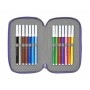 Plumier double SuperThings Guardians Of Kazoom Jaune Violet 12,5 x 19,5 x 4 cm