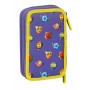 Plumier double SuperThings Guardians Of Kazoom Jaune Violet 12,5 x 19,5 x 4 cm