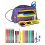Portatodo SuperThings Guardians of Kazoom Amarillo Morado 20 x 11 x 8,5 cm