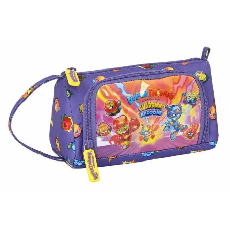 Portatodo SuperThings Guardians of Kazoom Amarillo Morado 20 x 11 x 8,5 cm