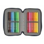 Plumier Doble Munich Flash Azul marino 12,5 x 19,5 x 4 cm