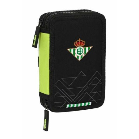 Plumier double Real Betis Balompié Noir 12,5 x 19,5 x 4 cm