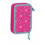 Plumier double Pinypon Bleu Rose 12,5 x 19,5 x 4 cm