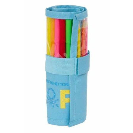Pochette crayons Benetton Spring 7 x 20 x 7 cm Enveloppante