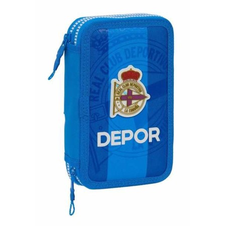 Plumier double R. C. Deportivo de La Coruña 12,5 x 19,5 x 4 cm