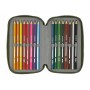 Pochette à crayons triple Safta Dark Forest 12,5 x 19,5 x 5,5 cm