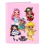 Reliure à anneaux Sparkle Na! Na! Na! Rose clair 26,5 x 33 x 4 cm