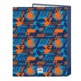 Reliure à anneaux Hot Wheels Speed Club Orange Blue marine 26,5 x 33 x 4 cm